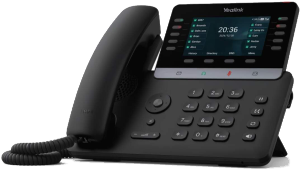 Téléphone fixe de bureau fonctionnant avec une carte SIM